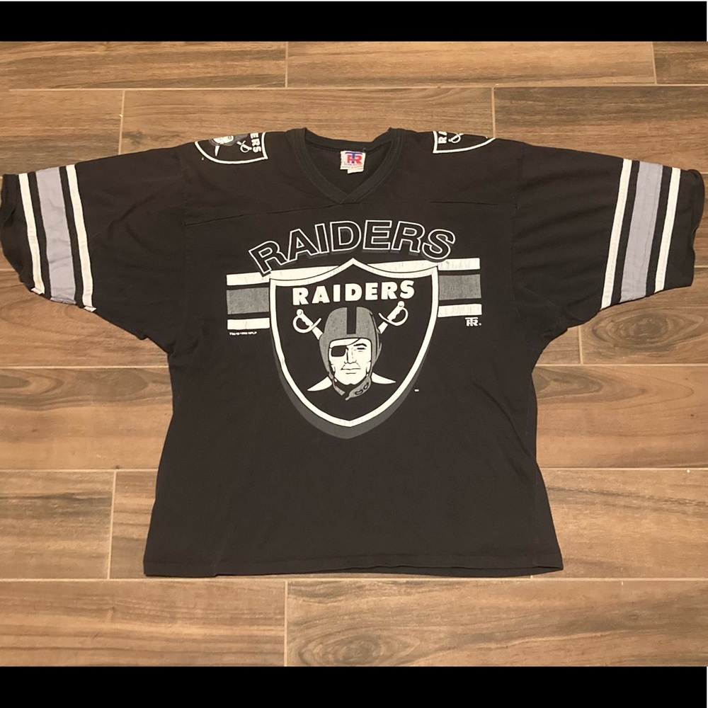Vintage 90s Oakland Raiders Graphic T Shirt Large